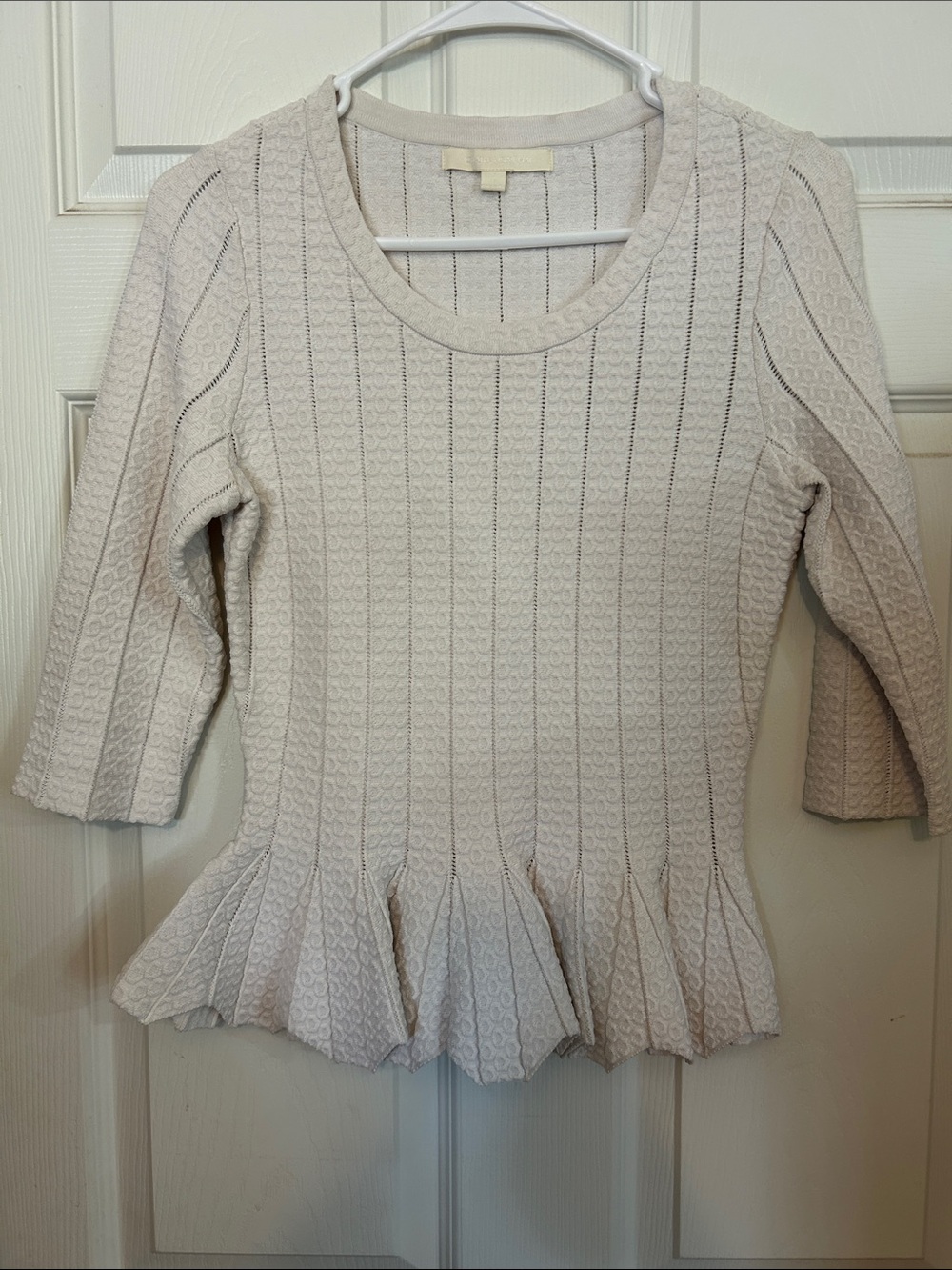 Jonathan Simkhai Peplum Knit Top